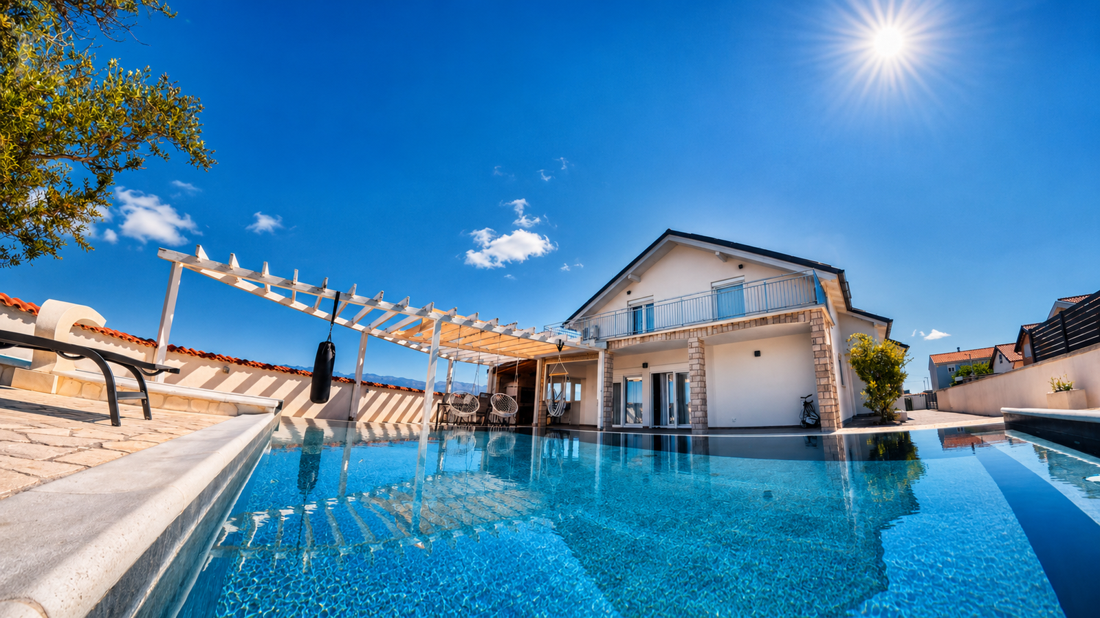 villa sunset pool